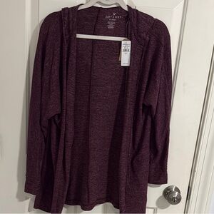 American Eagle Outfitters Purple Cardigan Sweater Casual Knit